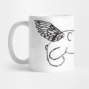 Winged Smiley Mug